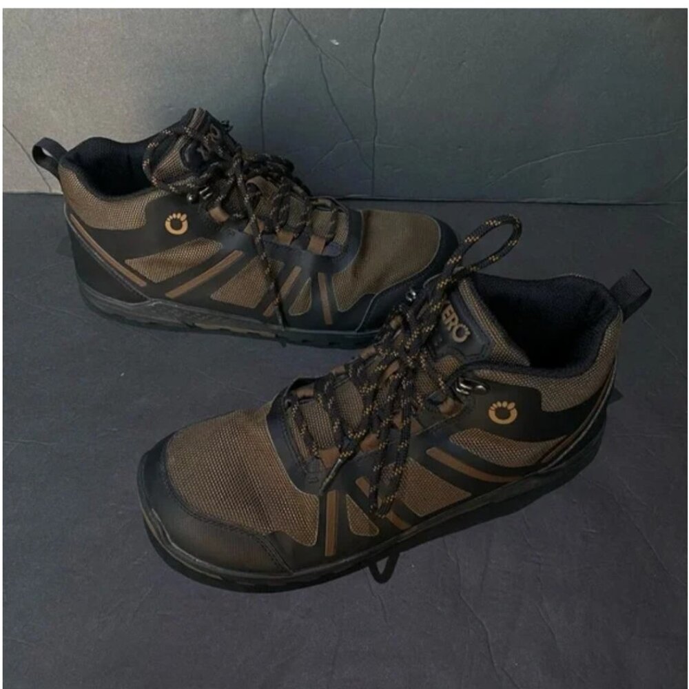 Xero Men's Daylite Hiker Fusion Boots Barefoot Minimalist Pecan Size 10.5